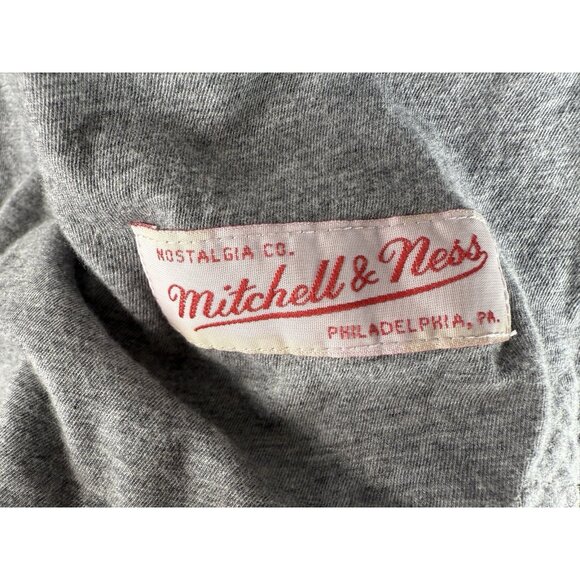 SF Giants Mitchell and Ness Button Baseball T-Shirt, Size M, Gray/Black/Logo - Picture 6 of 11